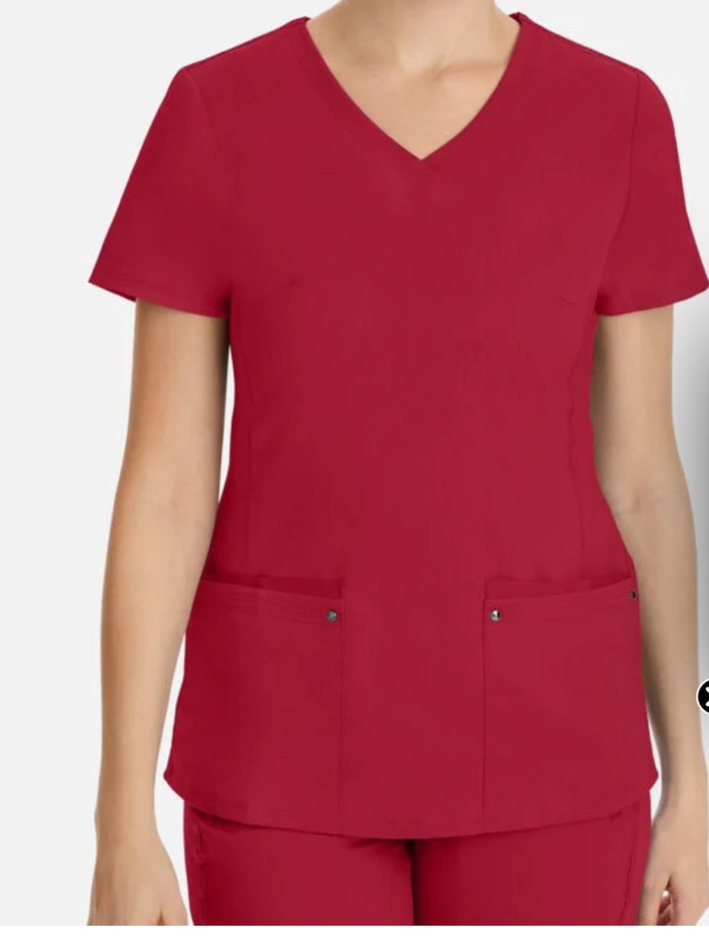 Women’s Healing Hands V-Neck Scrub Set in Tropical Pink